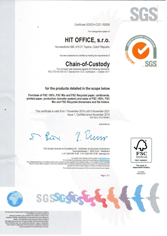 Certification FSC ®