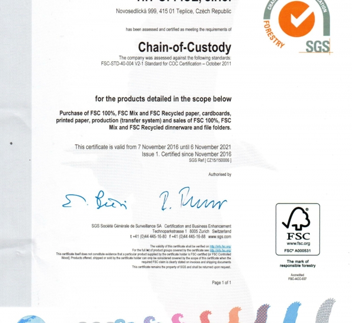Zertifizierung FSC ®