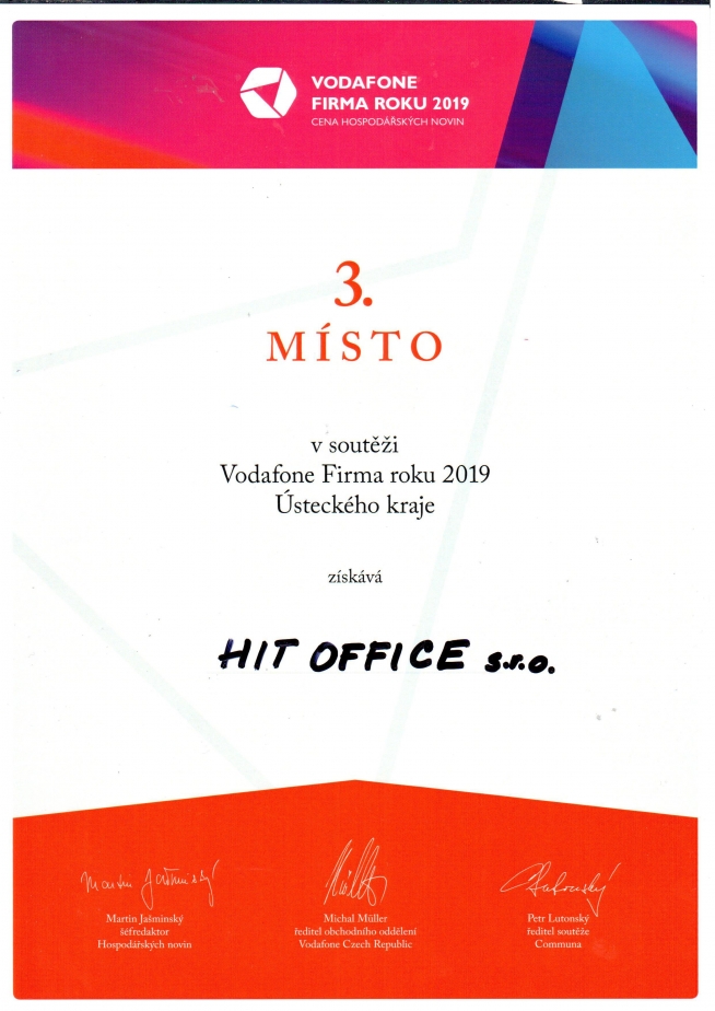 VODAFONE FIRMA ROKU 2019