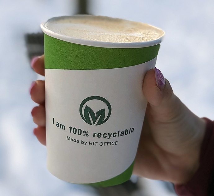 Pappbecher ohne Kunststoff!