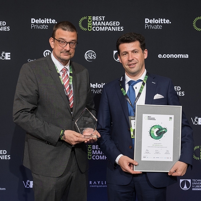 We are one of the 16 best managed companies in the Czech Republic