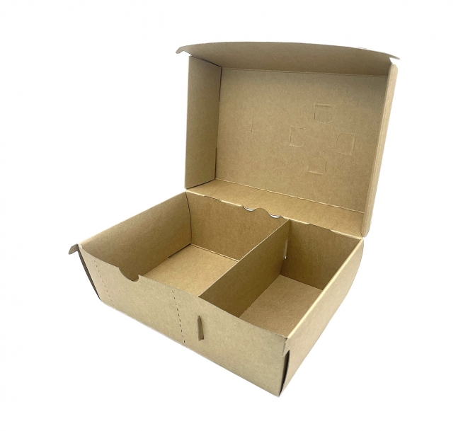 NEW: Burger box with partition