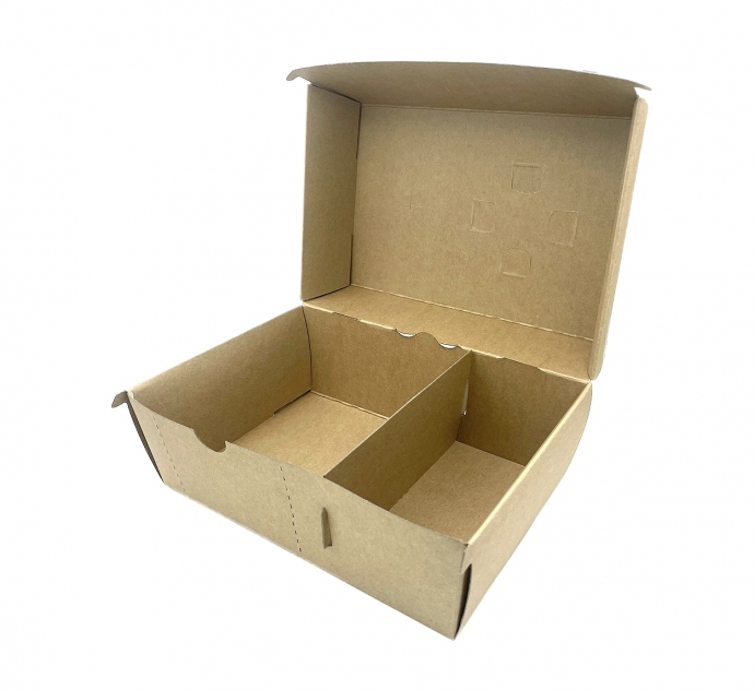 NEW: Burger box with partition