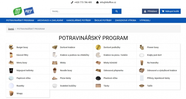 Nový e-shop spuštěn!